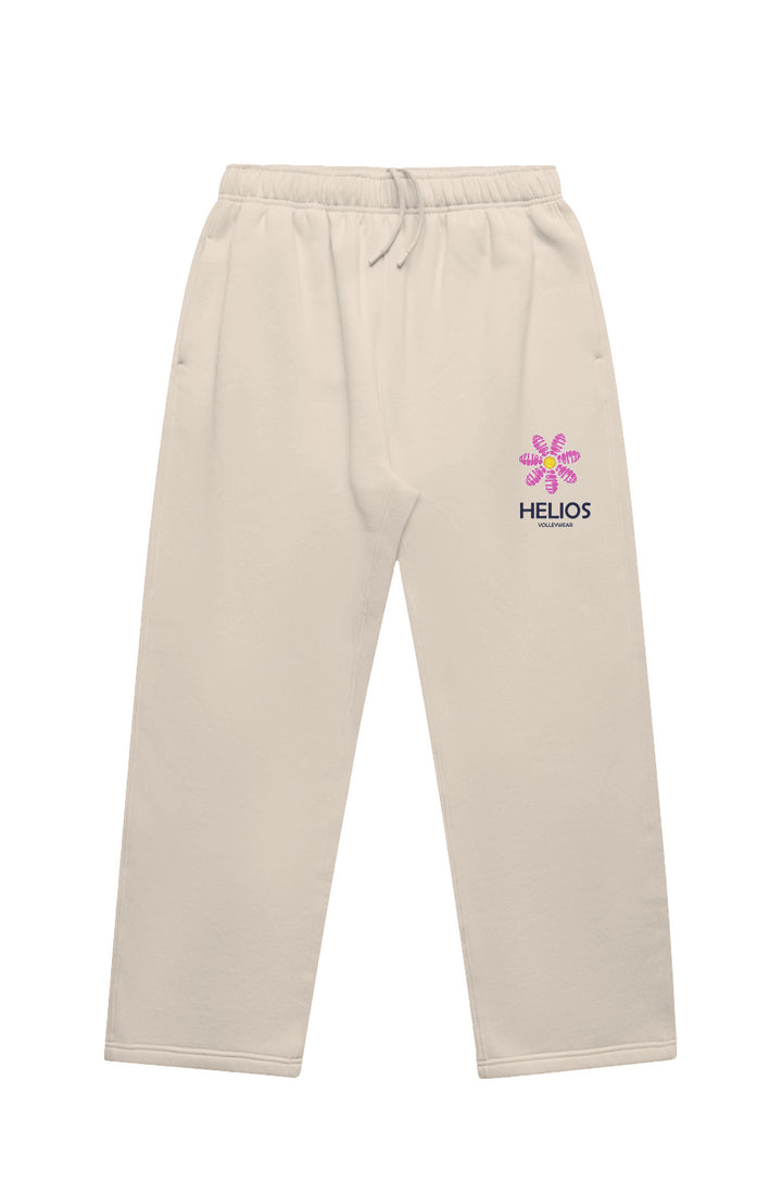Helios Flower Track Pants Bone